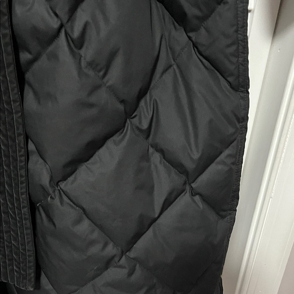 Athleta Boulevard Down Duster Black Quilted Long Coat - Picture 8 of 8